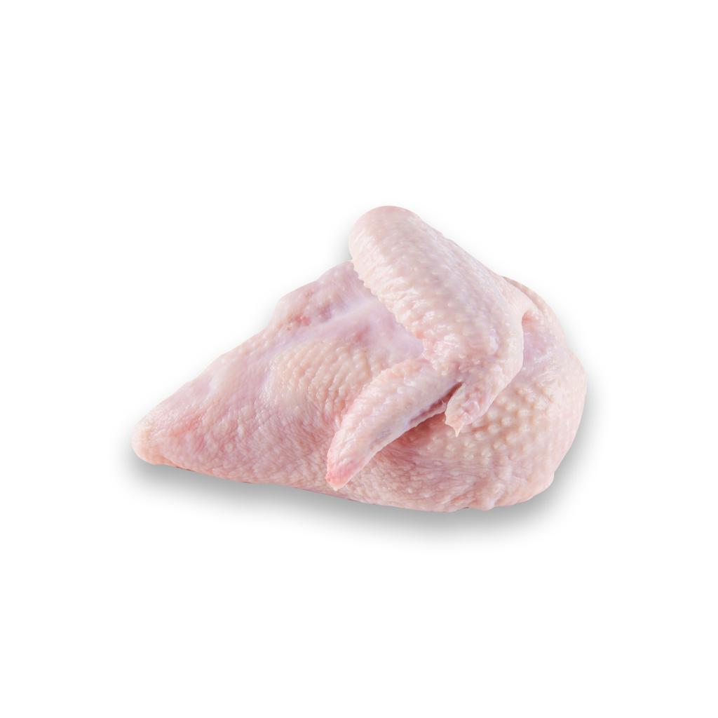 Pechuga con Alas Fres. Lb