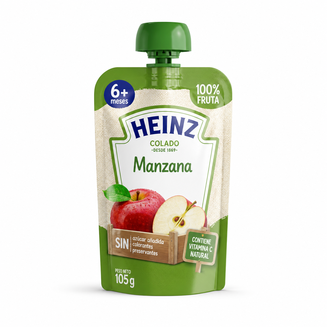 Heinz Colado Flex Manzana doypack 105gr(T24U)